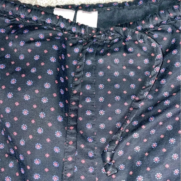 VICTORIA SECRET LOUNGE LUX FLORAL PRINT WIDE LEG PANTS SIZE SMALL - Picture 6 of 10